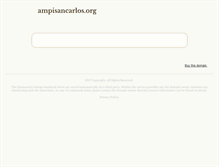 Tablet Screenshot of ampisancarlos.org